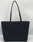 DKNY Bryant Park Logo Black Satchel Tote Bag