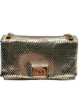 I.N.C International Concepts Metallic Gold Snake Ajae Crossbody Bag