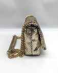 I.N.C International Concepts Metallic Gold Snake Ajae Crossbody Bag