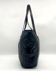 Michael Kors Black Snake-Embossed Leather Tote