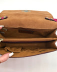 Patricia Nash Pink Leather Crossbody Bag