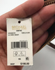 Michael Kors Vanilla & Luggage Brown Trim Empire Convertible Crossbody