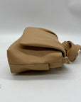 MMS Beige Leather Crossbody Bag