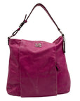 Coach Purple Leather Madison Shoulder Bag 21224