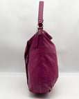 Coach Purple Leather Madison Shoulder Bag 21224