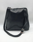 Longchamp Black Leather Roseau Toggle Bag