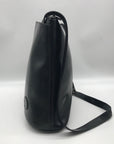 Longchamp Black Leather Roseau Toggle Bag