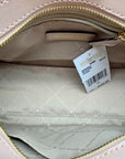 Michael Kors Light Pink Saffiano Leather Ballet Quinn Crossbody Satchel