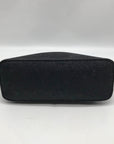 Kate Spade Black Glitter Fabric Joeley Dome Pouch