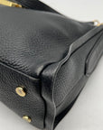 Radley London Black Pebbled Leather Sloane Street Shoulder Bag