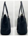 Coach Blue Saffiano Leather Peyton Tote Bag F25667