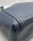 Coach Blue Saffiano Leather Peyton Tote Bag F25667