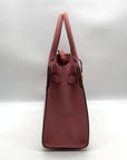 Michael Kors Pink Saffiano Leather Dillon Convertible Satchel Bag