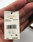 Michael Kors Vanilla & Luggage Brown Trim Empire Convertible Crossbody