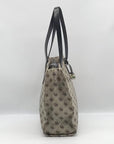 Dooney & Bourke Gray Monogram Canvas North South Tote Bag