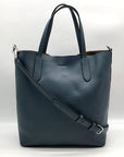 Coach Blue Leather Thea Tote Bag