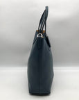 Coach Blue Leather Thea Tote Bag
