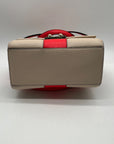 Kate Spade Chelsea Square Bennett Beige Leather Satchel Bag