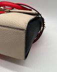 Kate Spade Chelsea Square Bennett Beige Leather Satchel Bag
