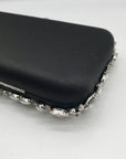 I.n.c. International Concepts Black East West Embellished Small Minaudiere Clutch