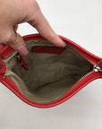 Coach Red Leather Mini Legacy Duffel Crossbody Bag 19901