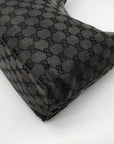 Gucci Black GG Monogram Canvas Shoulder Bag