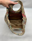 Hobo Multicolor Floral Convertible Bangle Satchel Bag