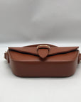 MMS Brown Leather Mini Bag