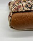 Myra Bardic Brown Canvas Tote Bag