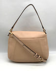 Michael Kors Light Pink Pebbled Leather Bedford Convertible Shoulder bag