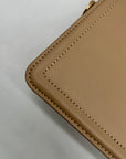 MMs Brands Tan Faux Leather Crossbody Bag