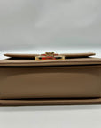 MMs Brands Tan Faux Leather Crossbody Bag