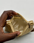 Nina Gold Mesh Mini Bag With Pouch