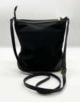 Tory Burch Black Nylon & Leather Dena Swing Pack Crossbody Bag