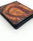 Bambas Art Hand Painted Leather Bi-Fold Wallet