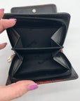 Bambas Art Hand Painted Leather Bi-Fold Wallet