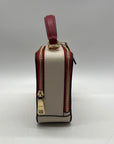 Coach Signature Rabbit & Carriage Coated Canvas Box Satchel