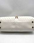 I.N.C International Concepts Vanilla Quilted Harrper Aurora Shoulder Bag