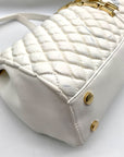 I.N.C International Concepts Vanilla Quilted Harrper Aurora Shoulder Bag