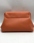 Jules Kae Peach Ellie Turn Lock Clutch