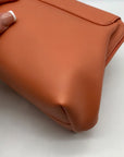 Jules Kae Peach Ellie Turn Lock Clutch