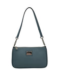 Calvin Klein Light Blue Saffiano Leather Demi Shoulder Bag