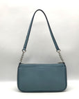 Calvin Klein Light Blue Saffiano Leather Demi Shoulder Bag