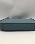 Calvin Klein Light Blue Saffiano Leather Demi Shoulder Bag