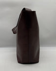 Madewell Essentials Burgundy Leather Tote