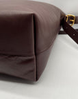 Madewell Essentials Burgundy Leather Tote