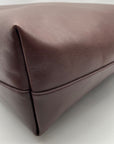 Madewell Essentials Burgundy Leather Tote