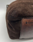 Banana Republic Chocolate Brown Suede Slouchy Hobo Bag