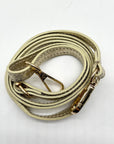 Borse In Pelle Tan Raffia Mini Bucket Bag