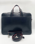 Lodis Black Leather Convertible Briefcase
